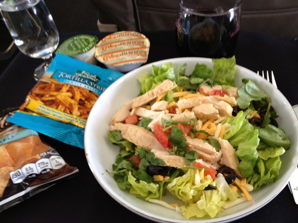 American Airlines DFW-MIA lunch