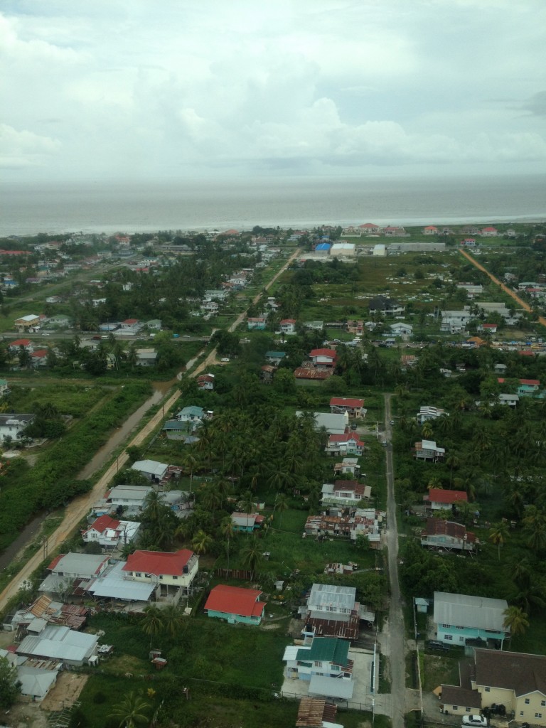 Just after takeoff from OGL