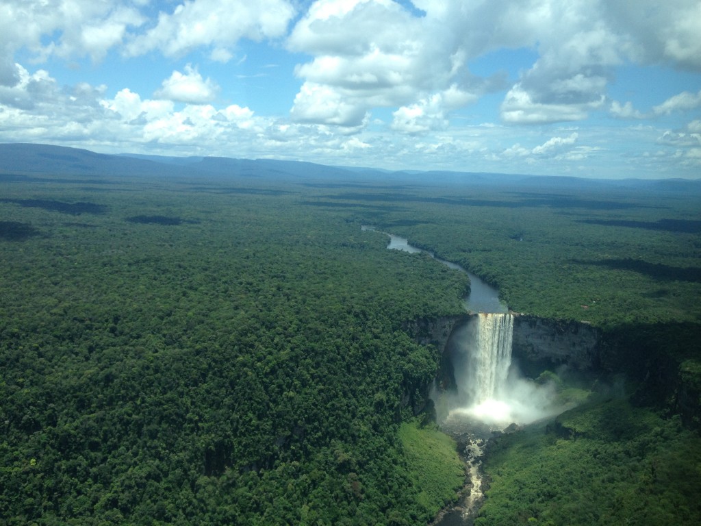 Kaieteur Falls from a distance