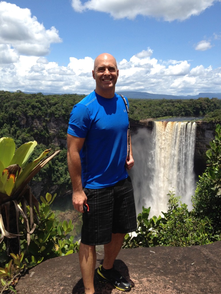 in front of Kaieteur Falls