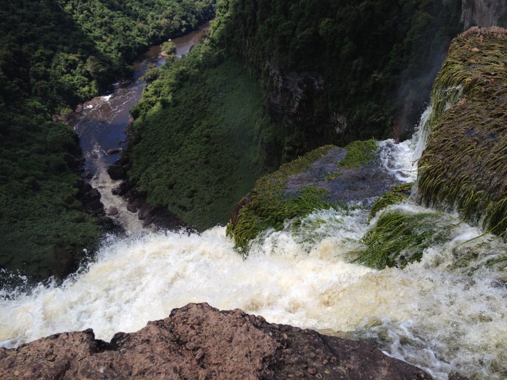Kaieteur Falls at the edge